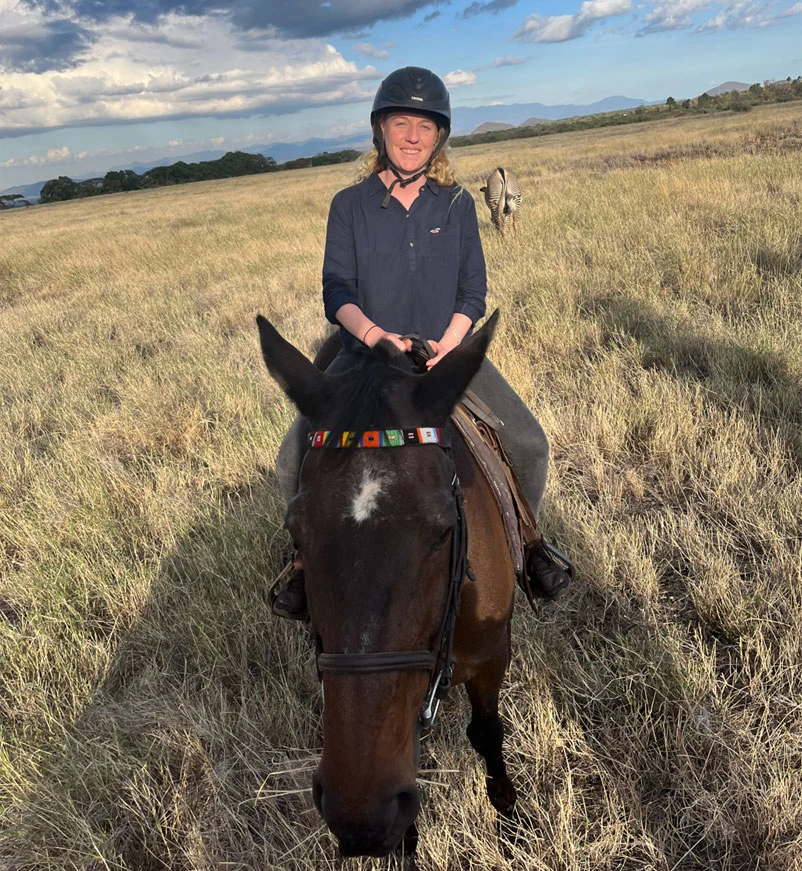 Horse riding in Kenya