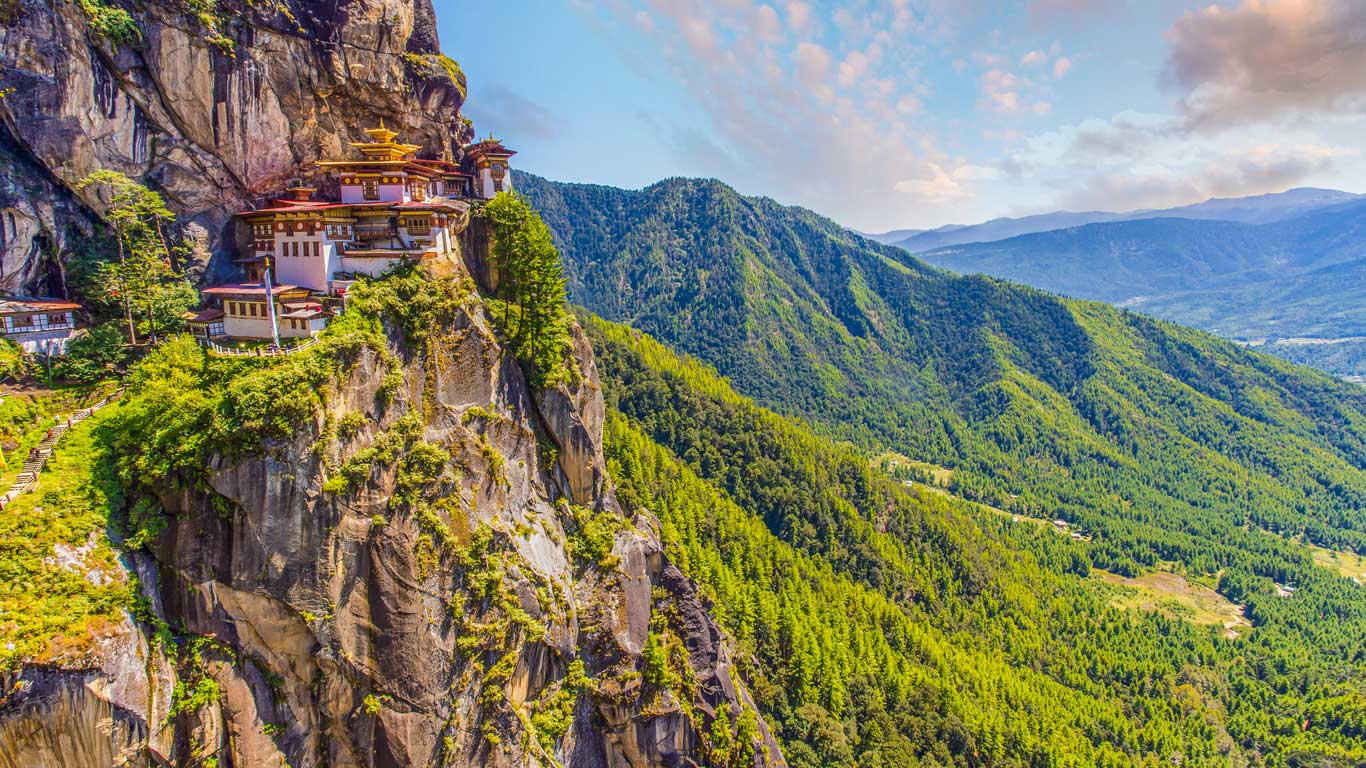 Paro Taktsang monastery in Bhutan