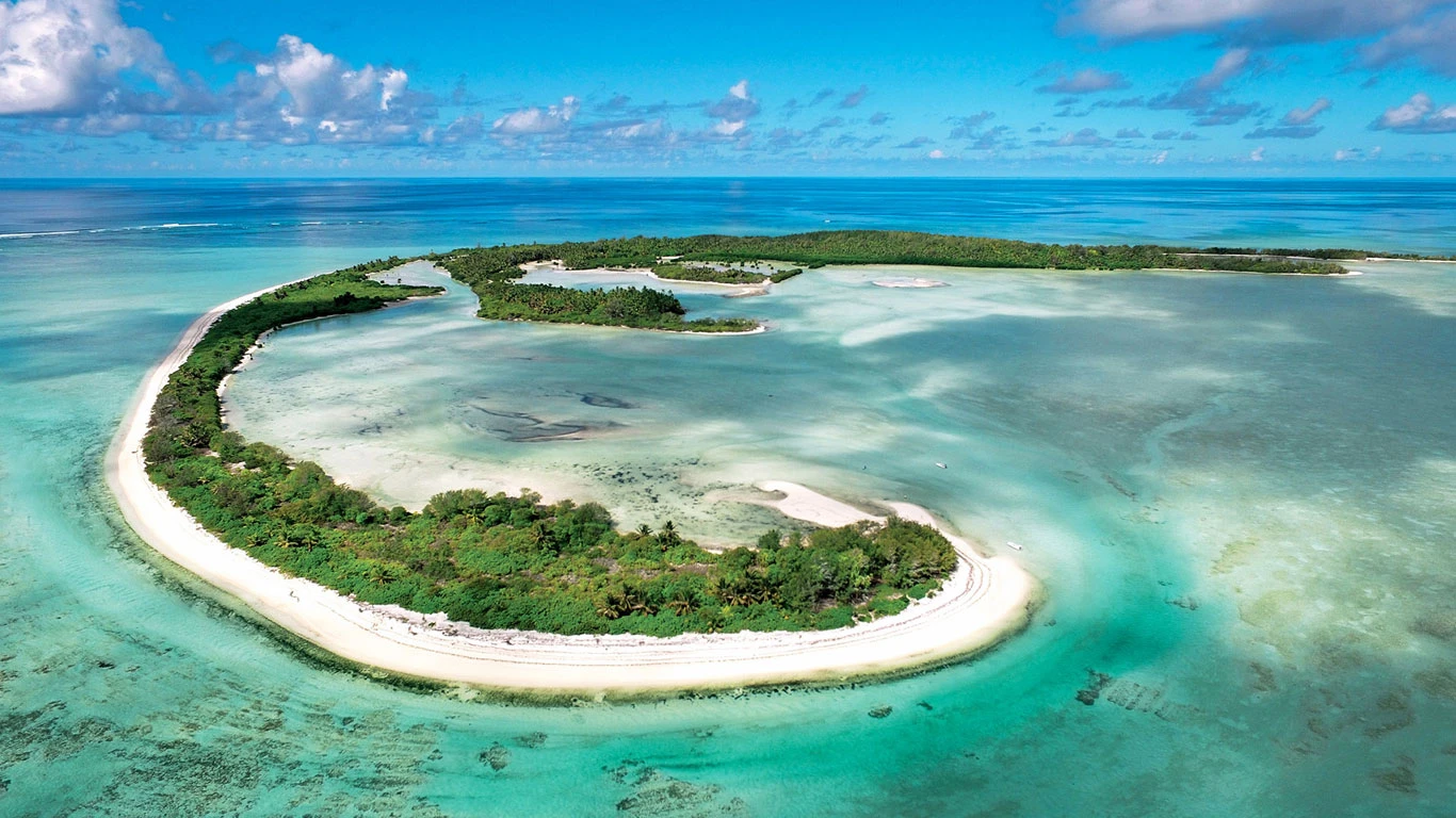 St Francoise Island in the Seychelles