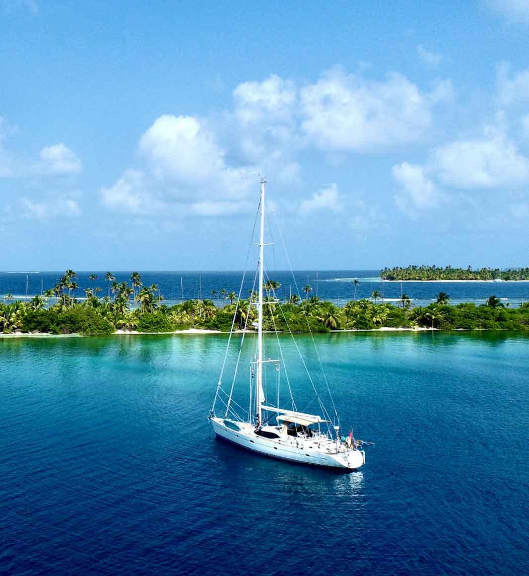 Luxury yacht in Panama
