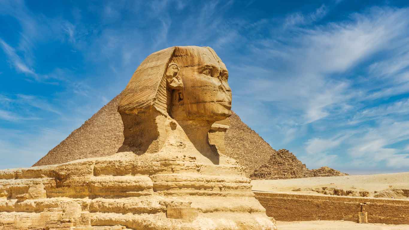 The Great Sphinx of Giza in Egypt