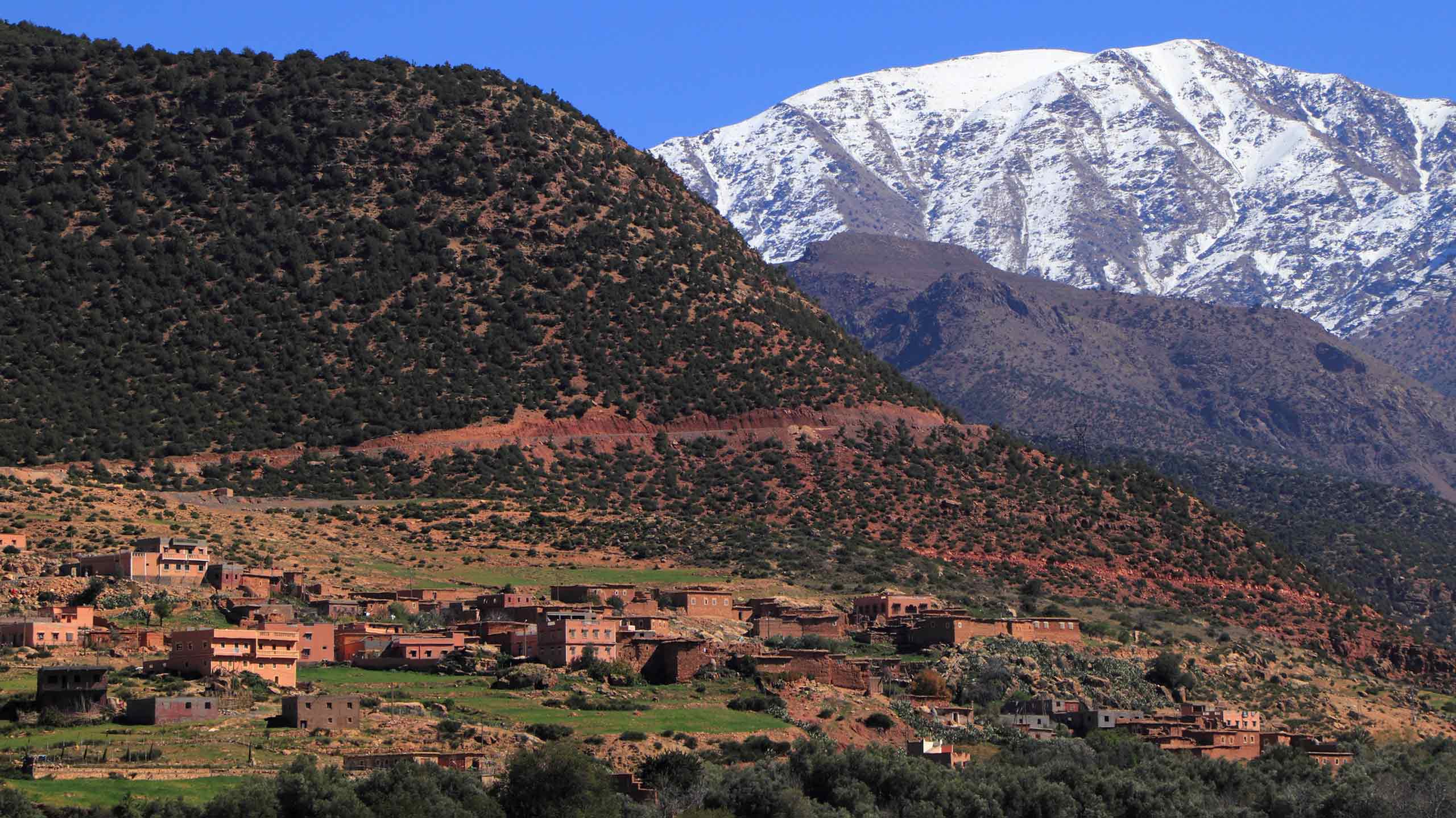 Toubakl National Park in the Atlas Mountains, Morocco
