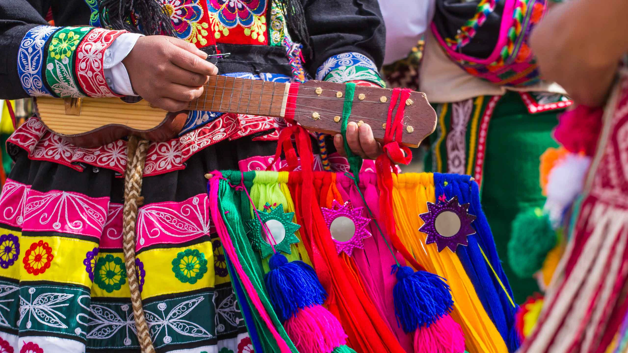 Dancers in Cusco, Peru