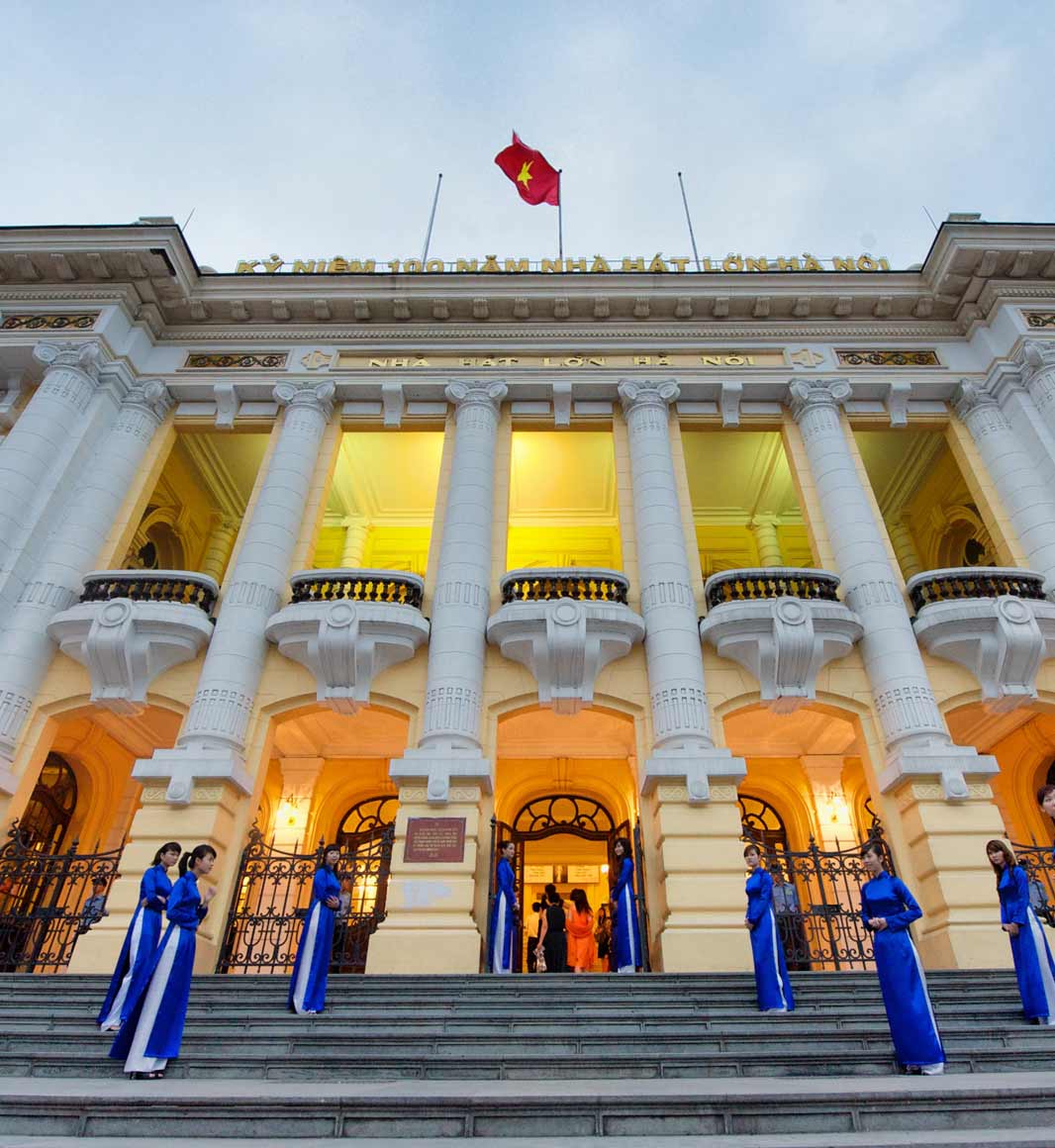 Visit the Hanoi Opera House in Vietnam