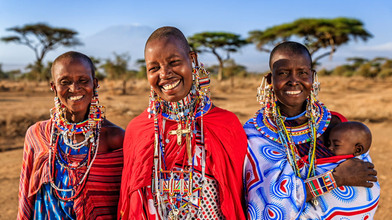 Maasai ladies in Tanzania