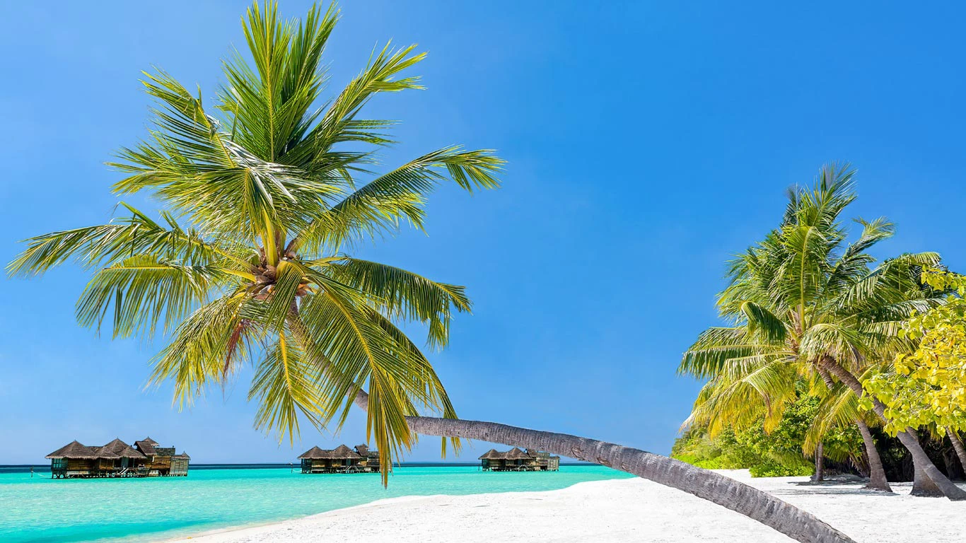 Beach in the Maldives