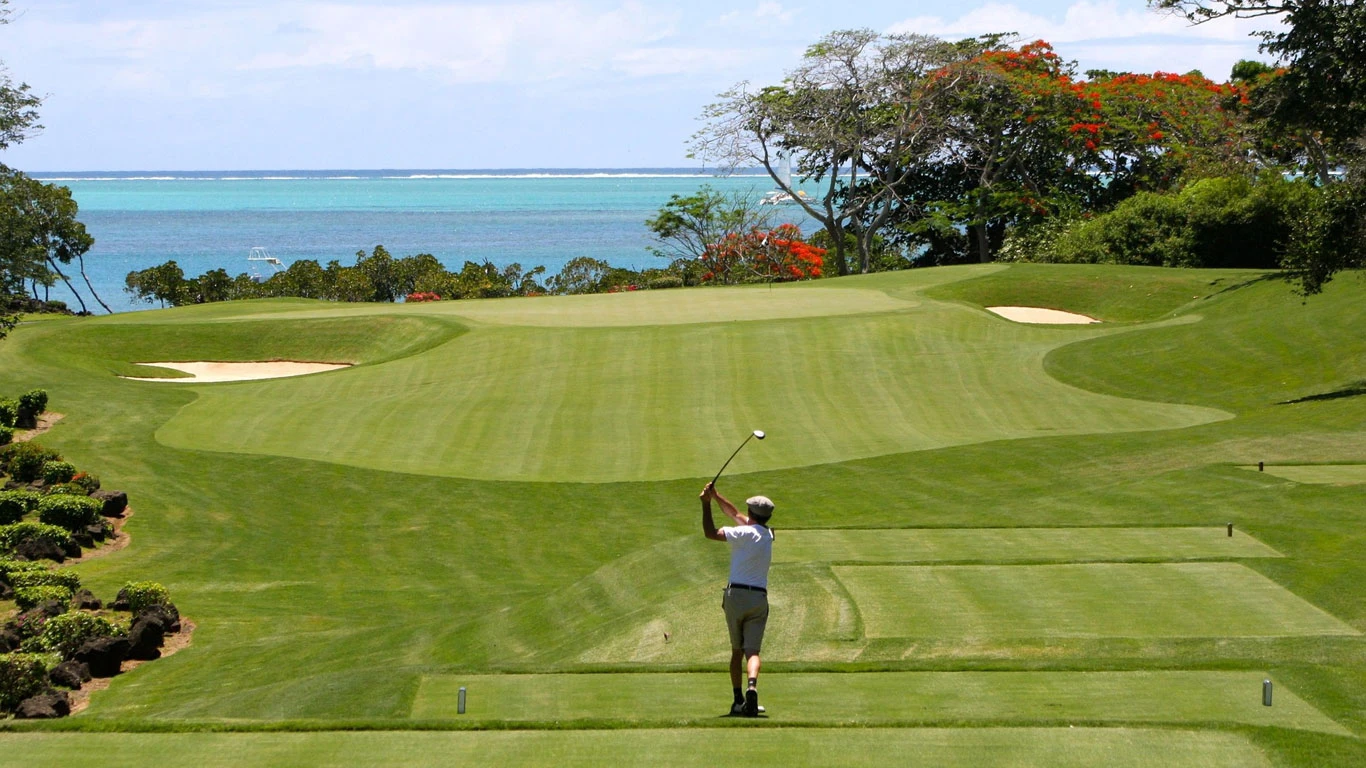 Golf course in Mauritius