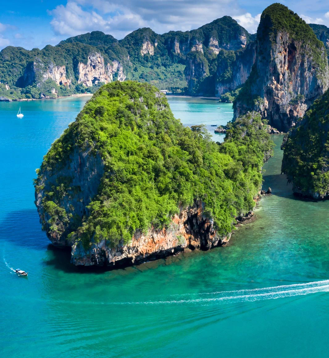 Stunning view of islands in Thailand