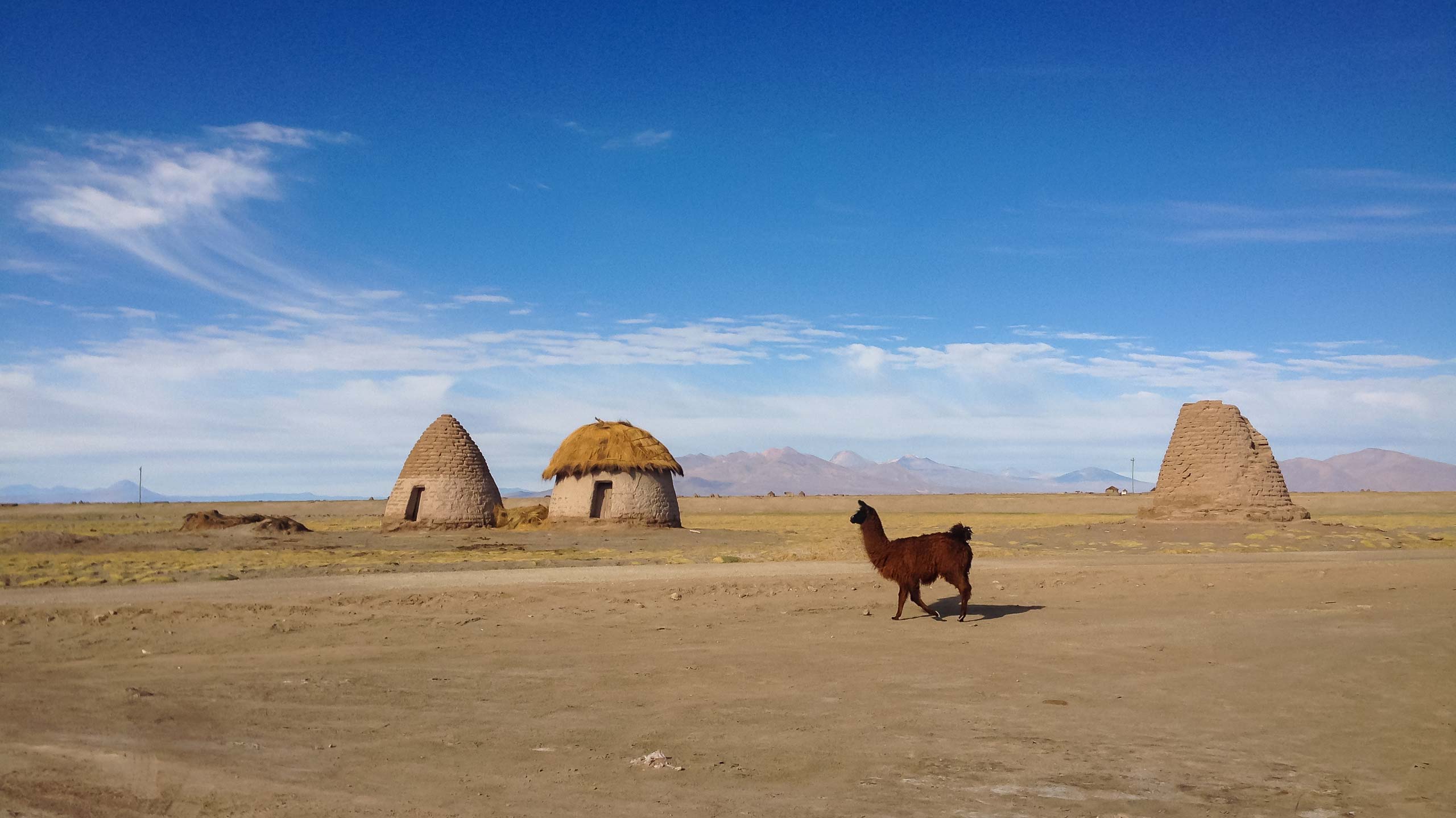 Uru indigenous village in Bolivia