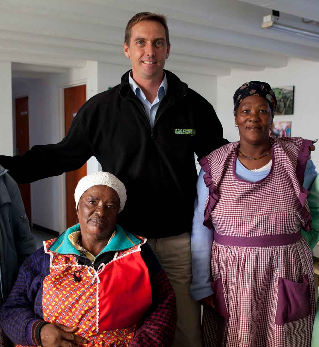 Visiting community project in Cape Town