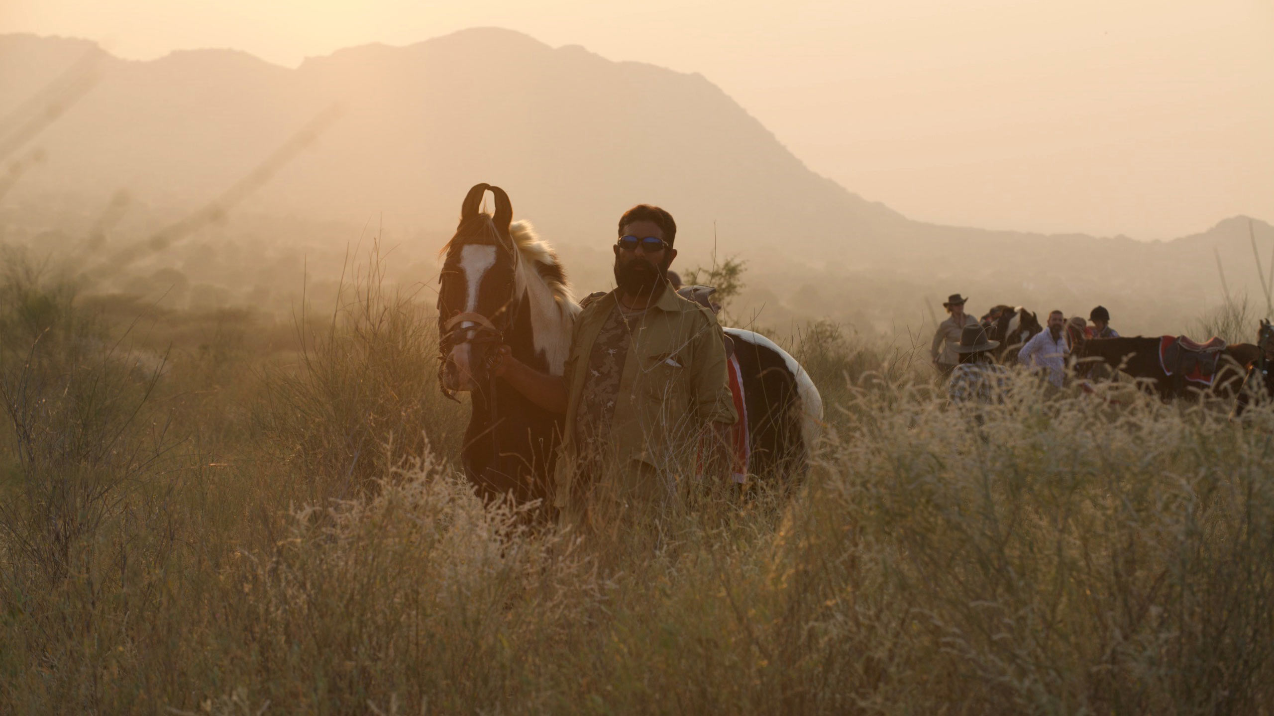 Riding safari in Rajasthan, India