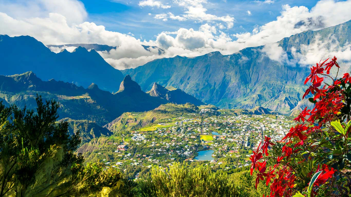 Cirque de Cilaos in Reunion