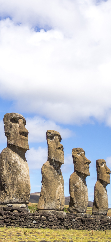 Easter Island monuments in Chile