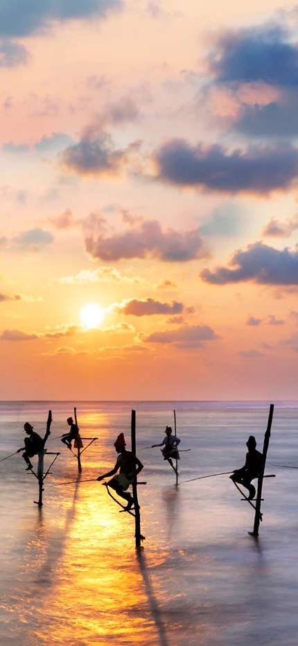 Fishermen in Galle, Sri Lanka