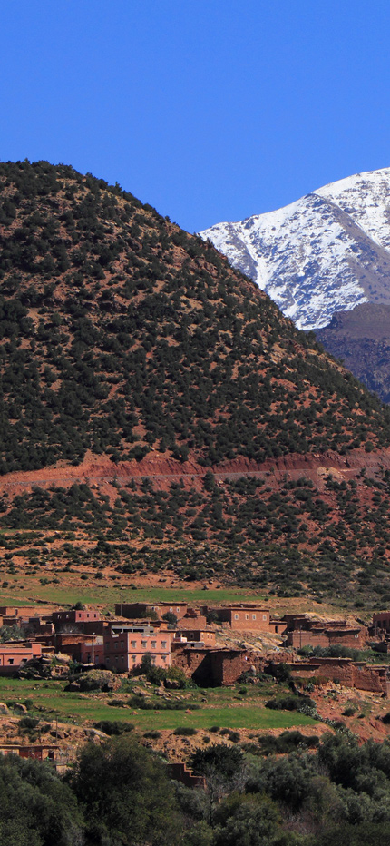 Toubakl National Park in the Atlas Mountains, Morocco