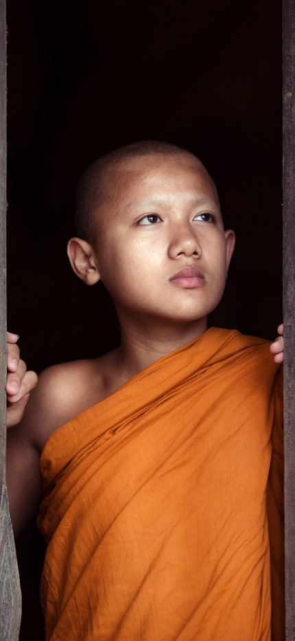 Monk in Laos