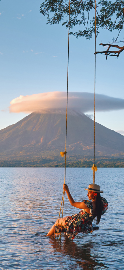 View of Ometepe Island in Nicaragua