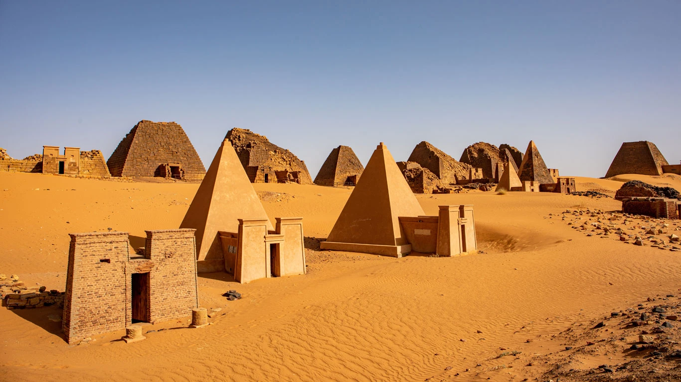 Pyramids of Meroe in Sudan
