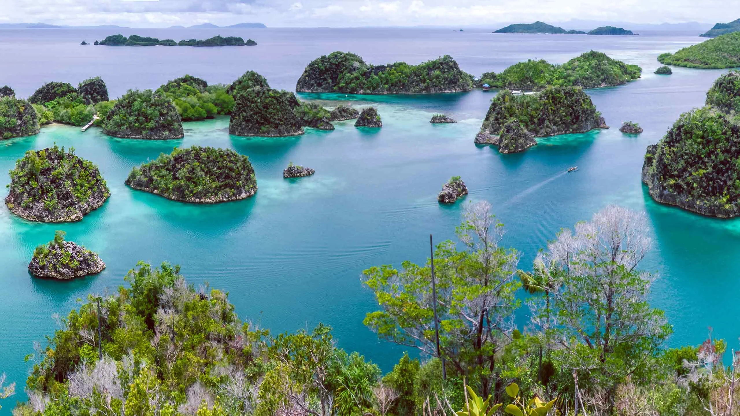 Sailing in private yacht around Indonesia