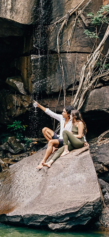 Waterfall in the Cardamom Mountains, Cambodia