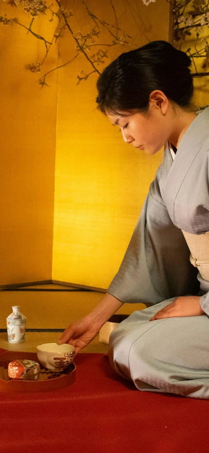 Tea ceremony in Japan