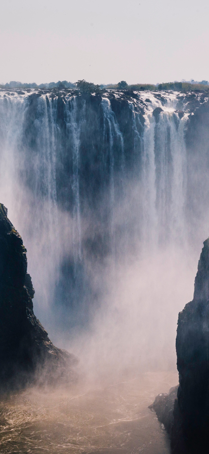 Visiting Vic Falls in Zimbabwe