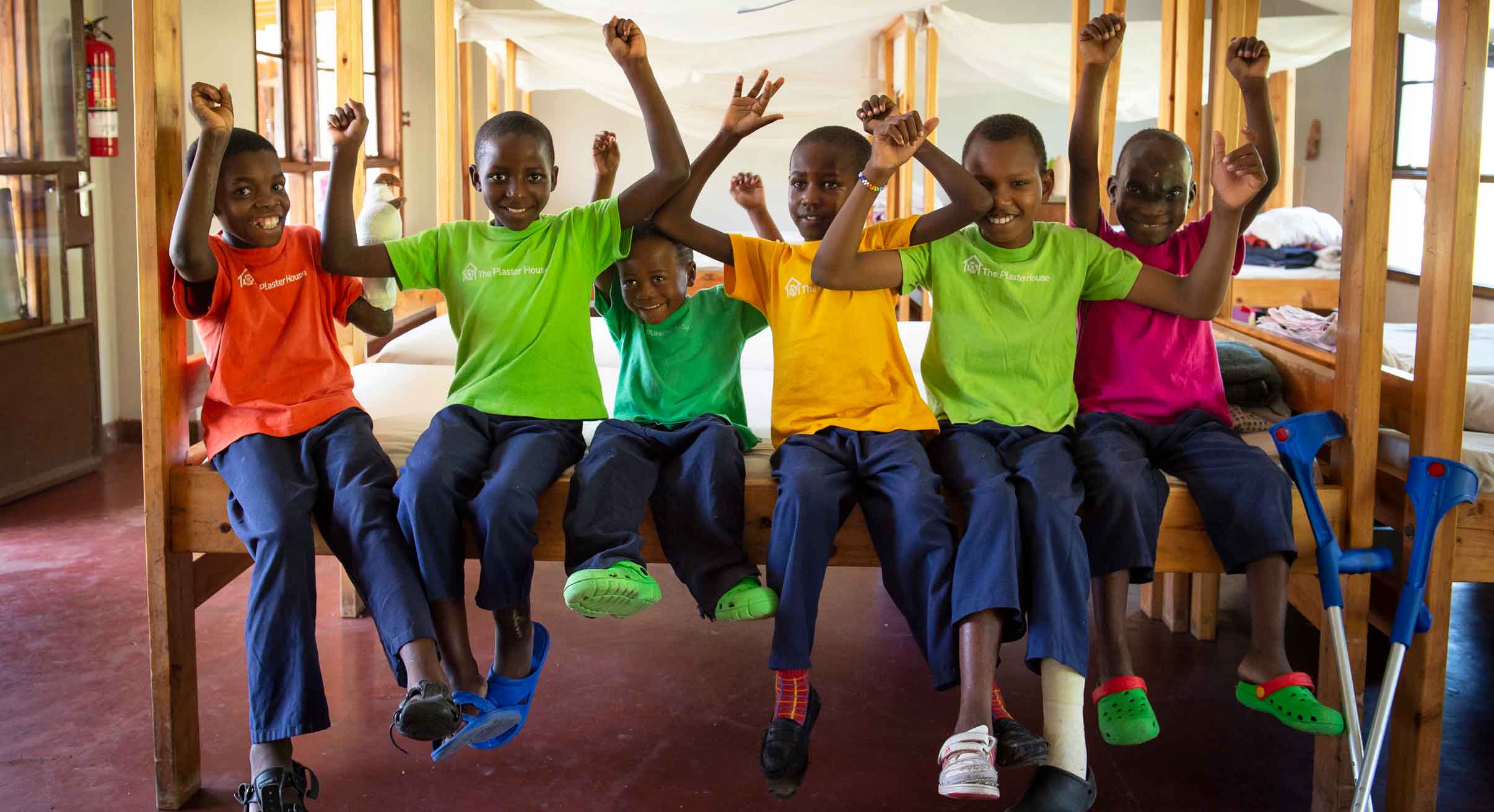 Children in rehabilitation at Kafika House in Tanzania