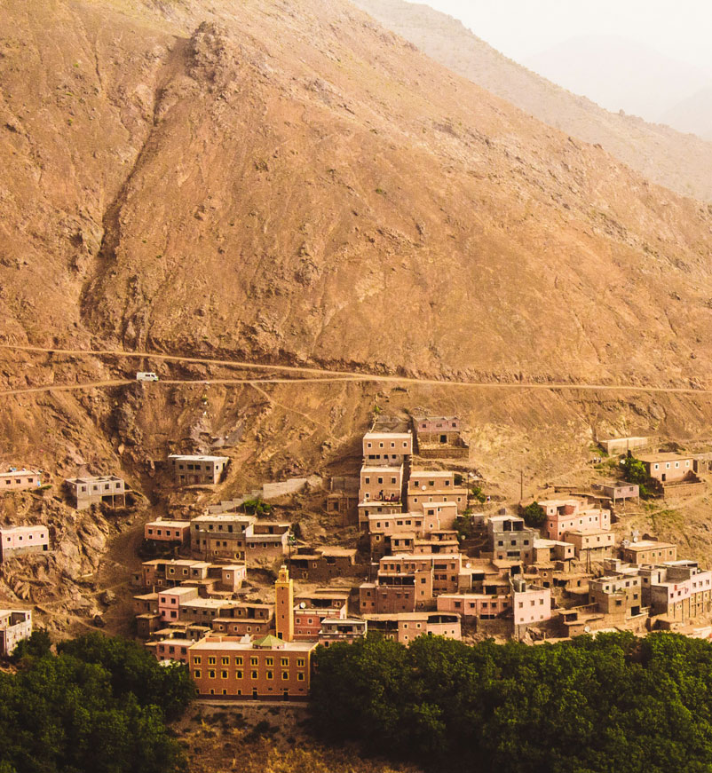 Imlil in the Atlas Mountains