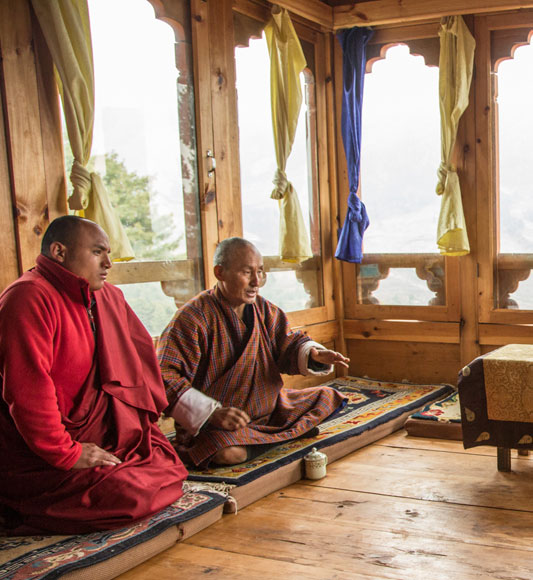 Blessing in Bhutan