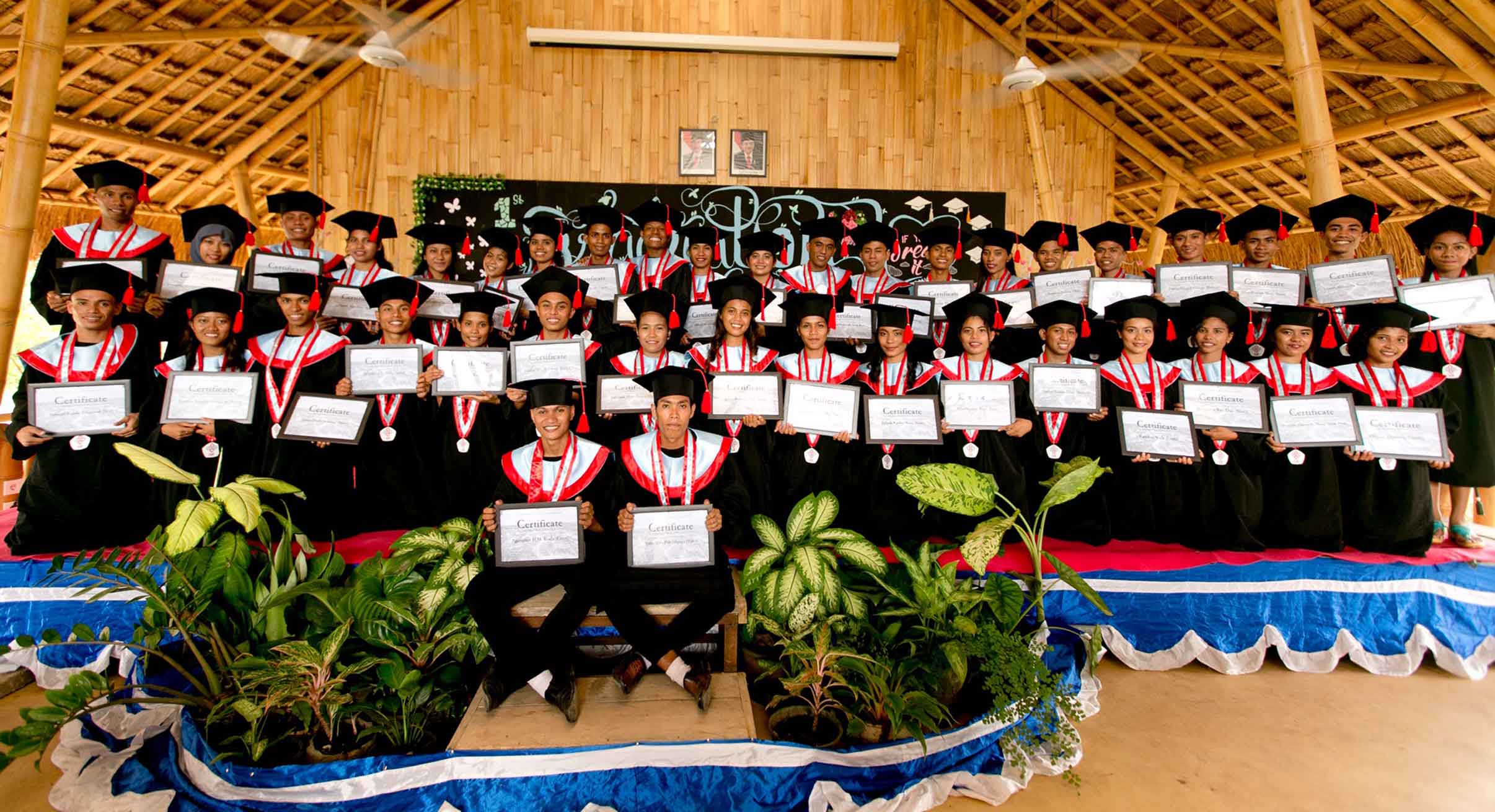 Graduation from Sumba Hospitality Project in Indonesia