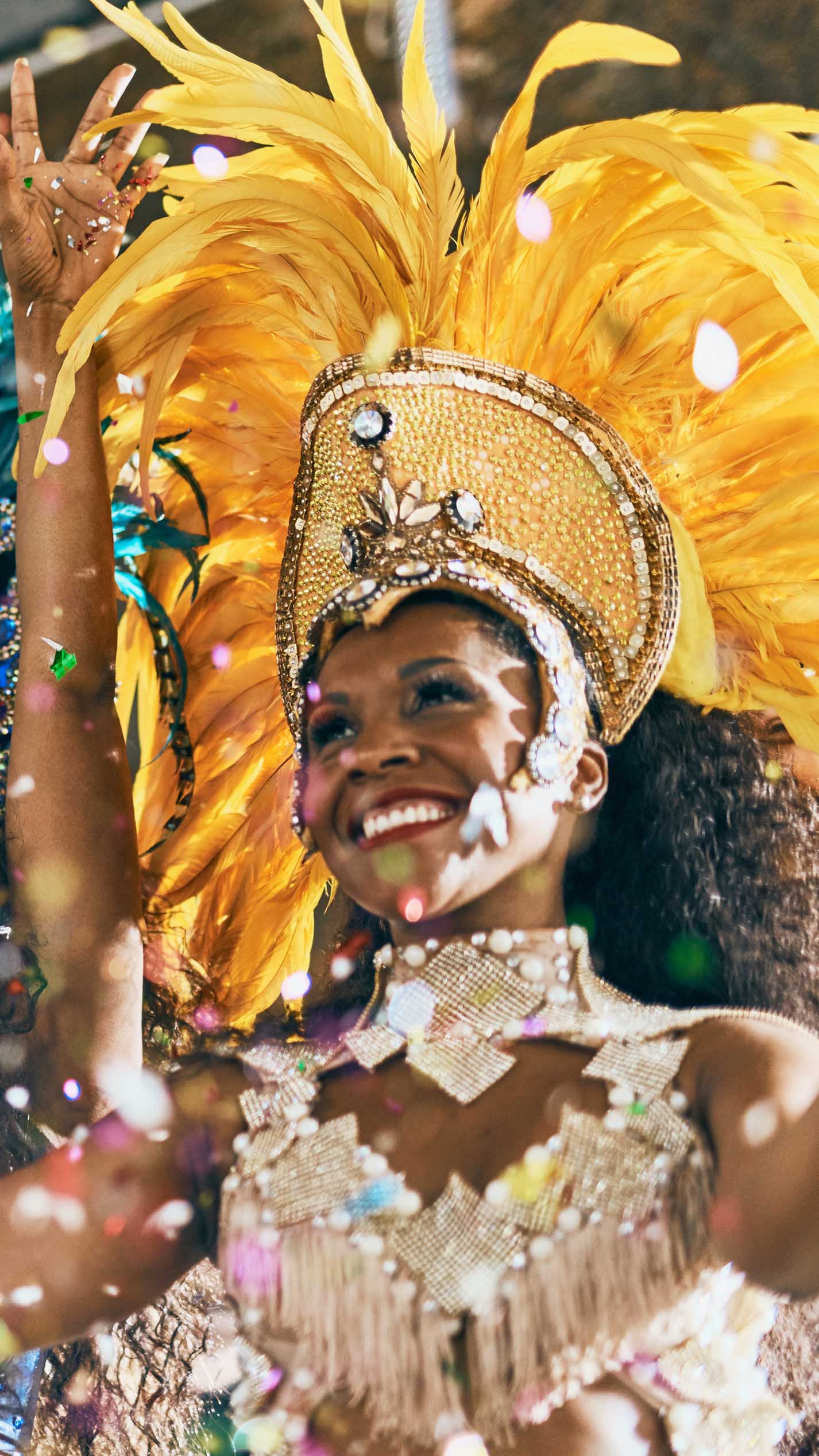 samba dancers at rio carnival