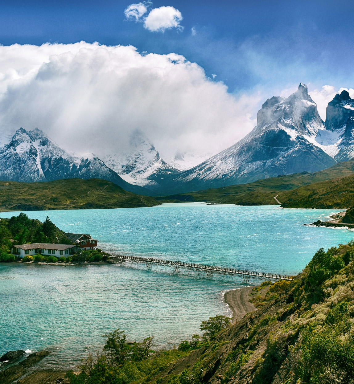 torres del paine national park view
