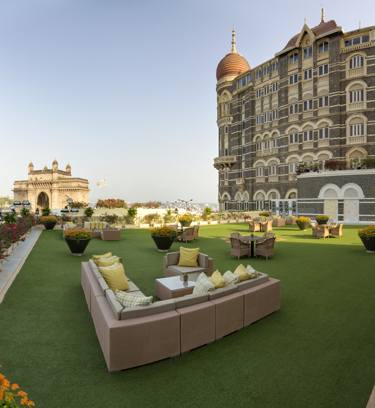 taj mahal palace rooftop view