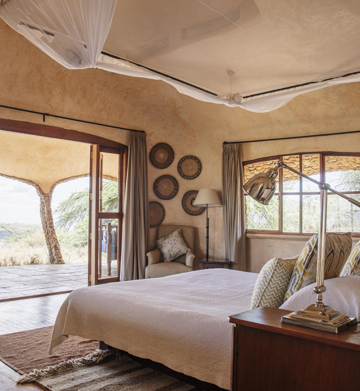 Lewa house guest bedroom