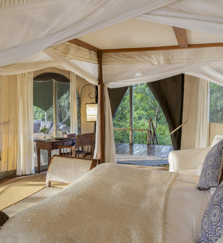 Ngare guest bedroom Kenya