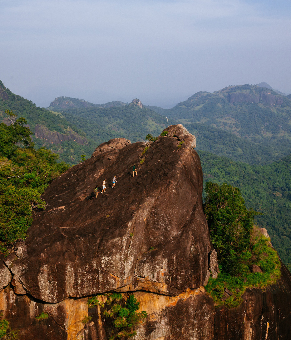 climbing at gal oya