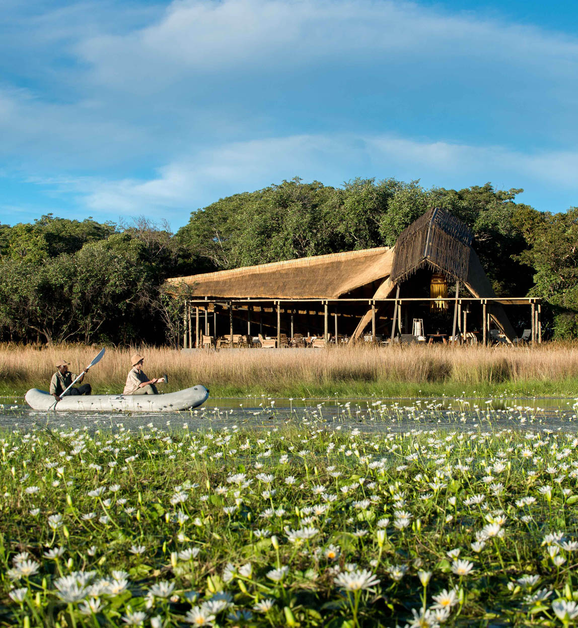 king lewanika camp in liuwa plains