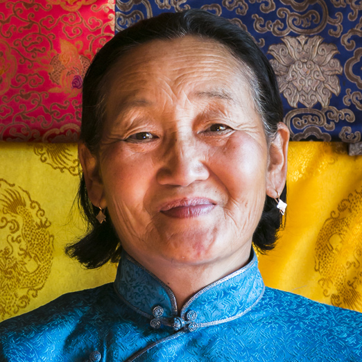 a chinese woman in traditional dress