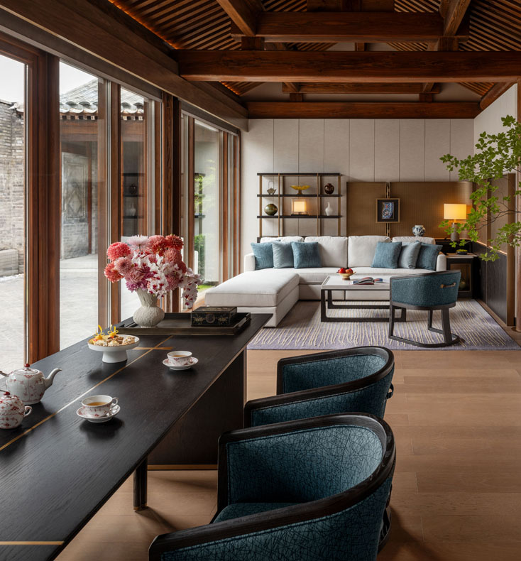 view of lounge in mandarin oriental quianmen