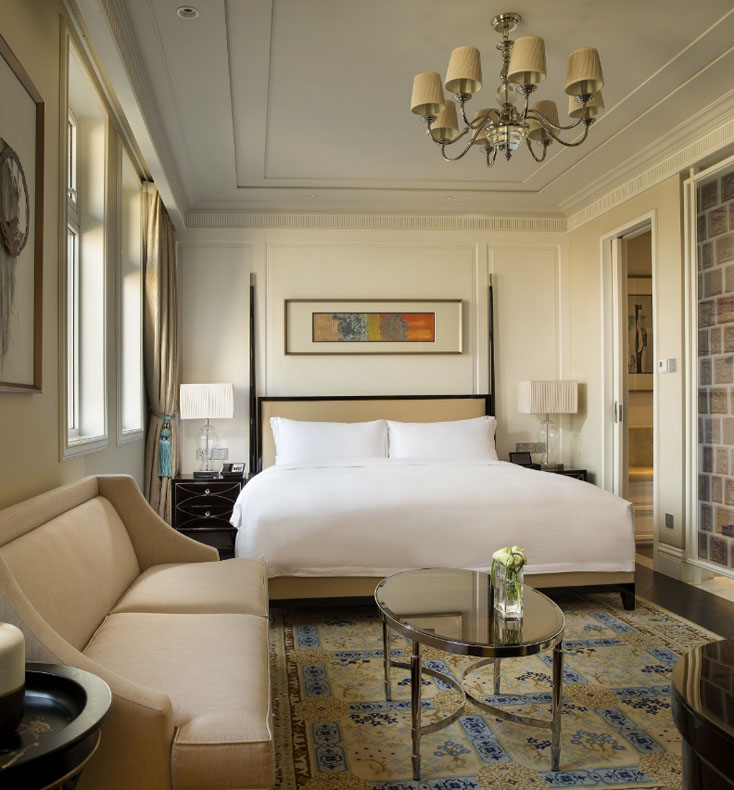 internal view of bedroom at sofitel legend