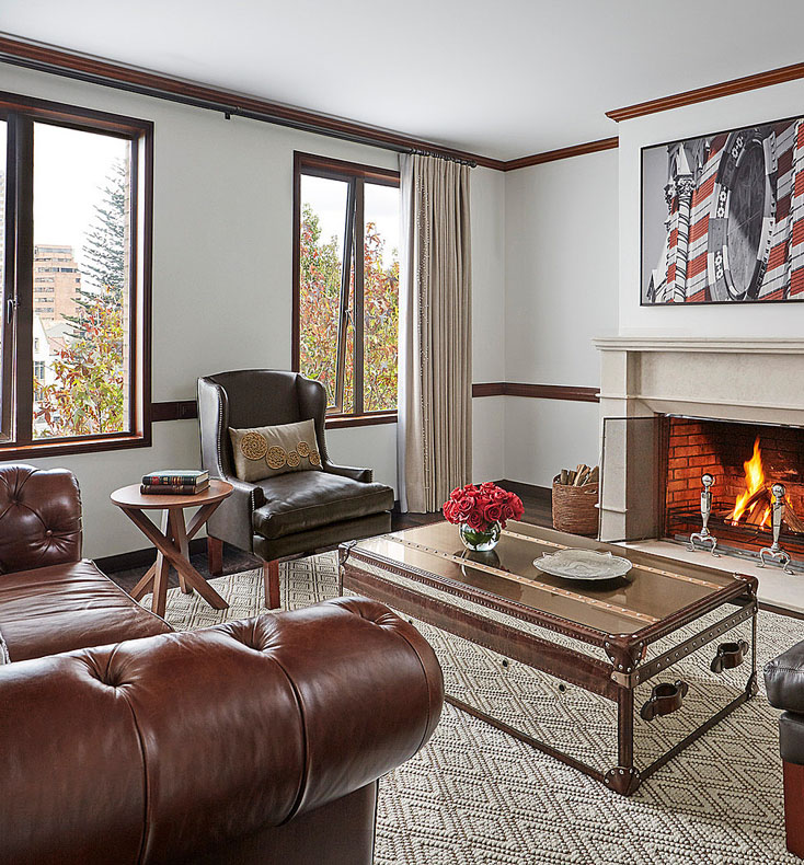 internal room view of casa medina four seasons hotel in colombia