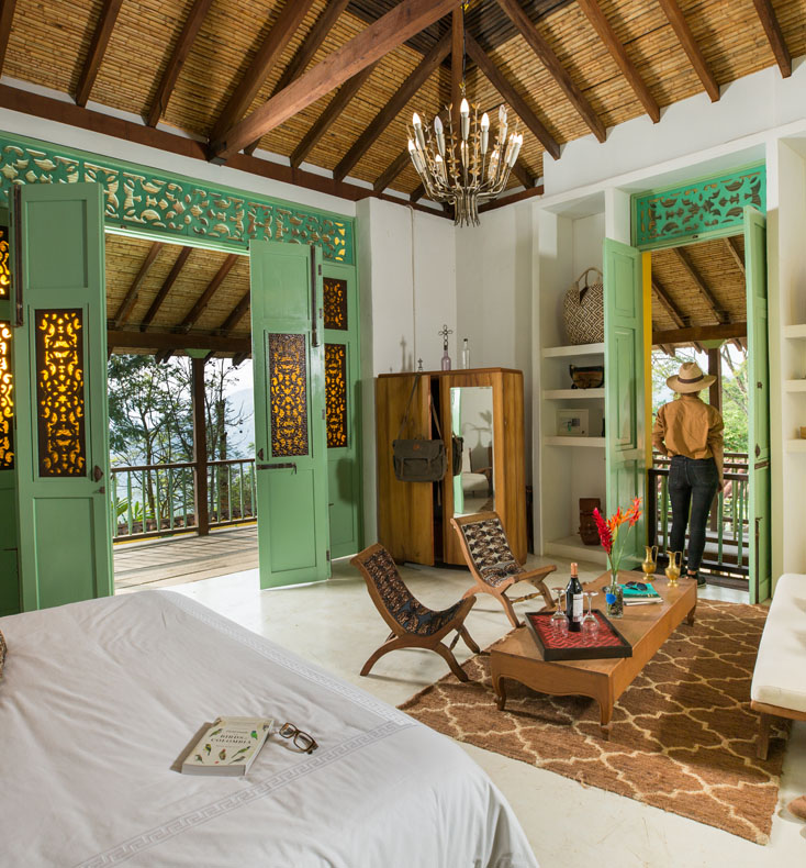 bedroom at Hacienda la Sierra in Colombia
