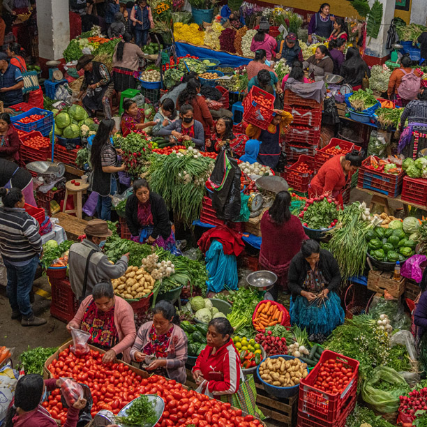 chichicastenango market in guatemala