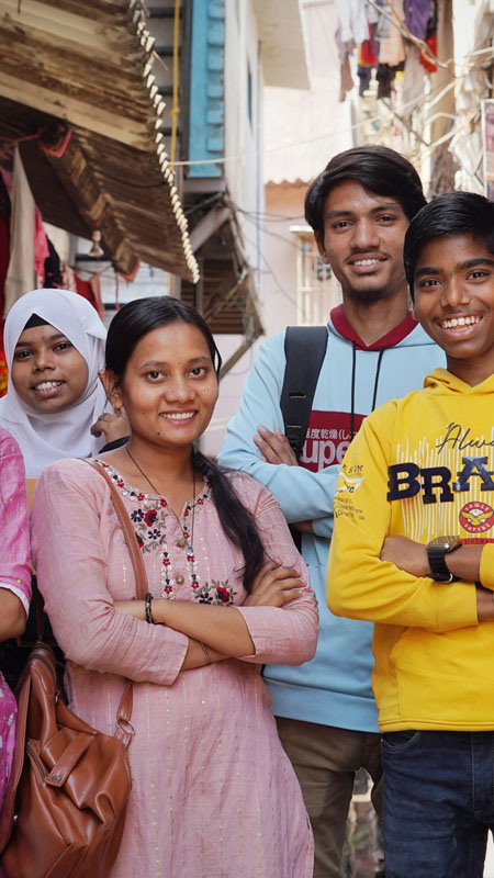 students of reality gives in india