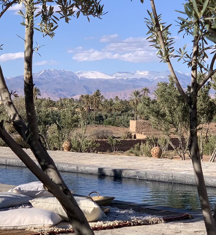 pool and outside areas of dar faracha