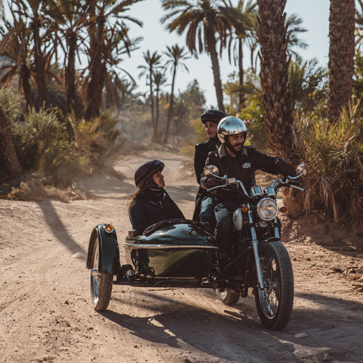 sidecar excursion in morocco