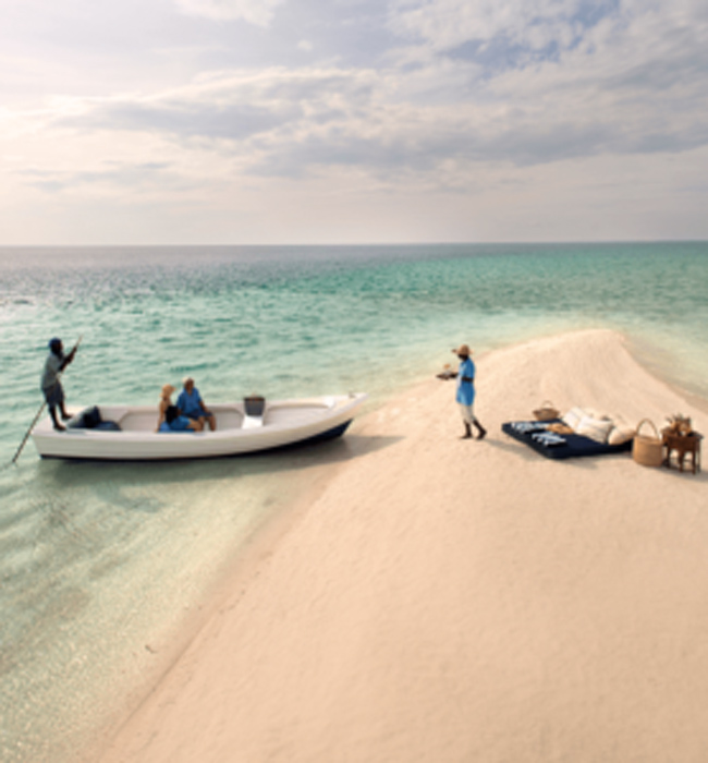 bazaruto islands - beach and boats - mozambique