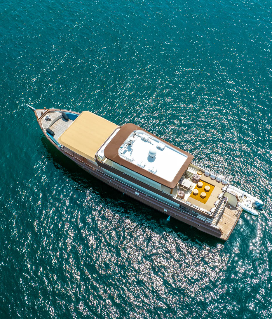 aerial view of the ibra dhow