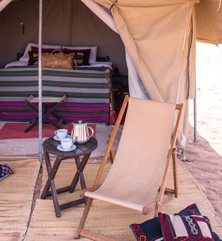 desert tent in wahiba sands oman