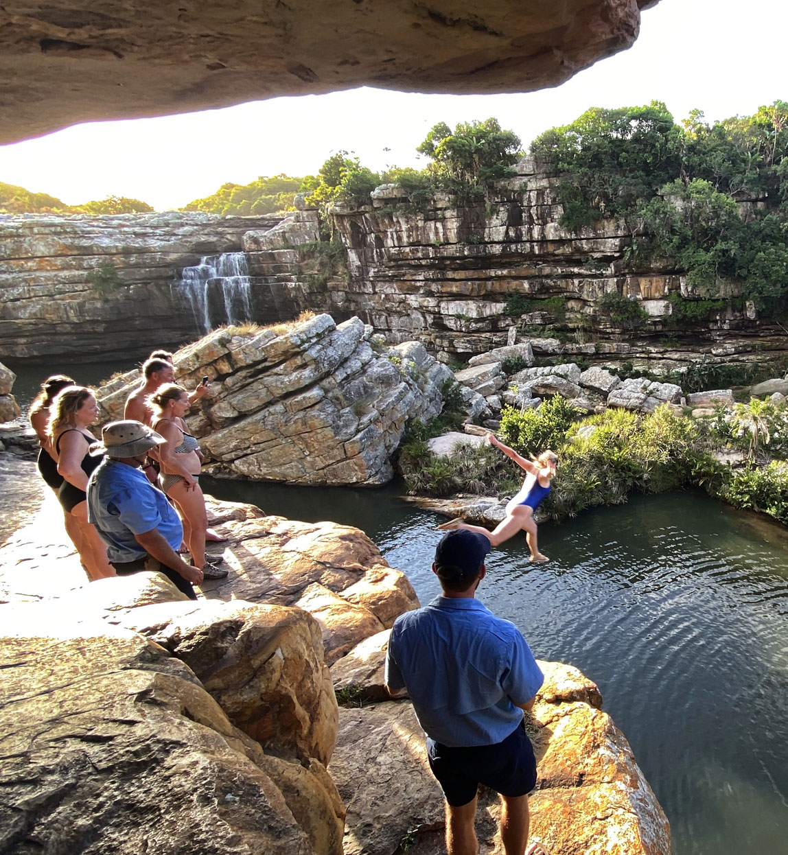 gwegwe waterfall in south africa
